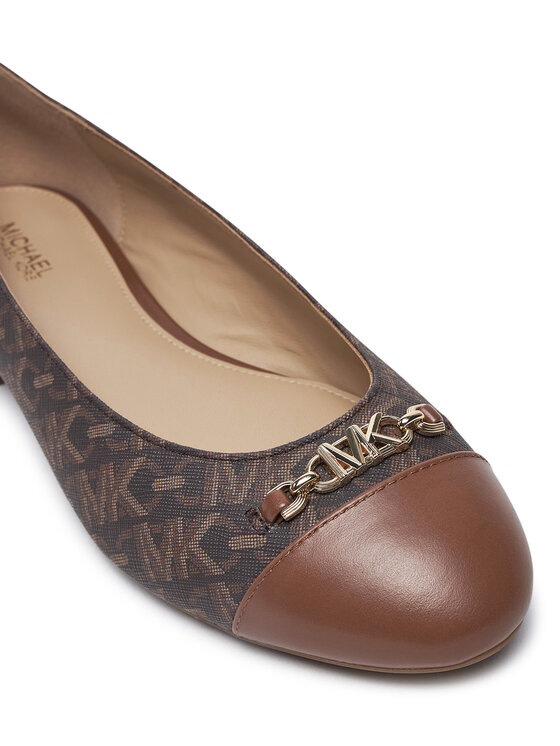 MICHAEL Michael Kors Балетки MICHAEL Michael Kors Rebecca Flex Empire Monogram 40F4RBFP1B Коричневий