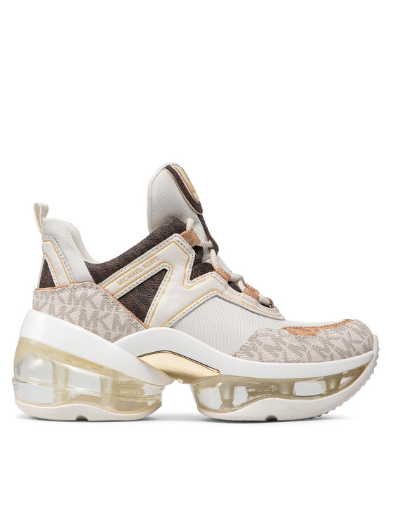 MICHAEL Michael Kors Sportcipők MICHAEL Michael Kors Olympia Trainer Extreme 43F1OLFS2B Bézs