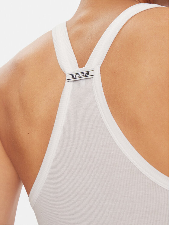 Tommy Hilfiger Tommy Hilfiger Top UW0UW05200 Bianco Slim Fit