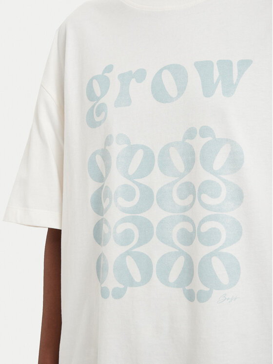BOSS BOSS Camiseta Eboys 50566831 Crema Relaxed Fit