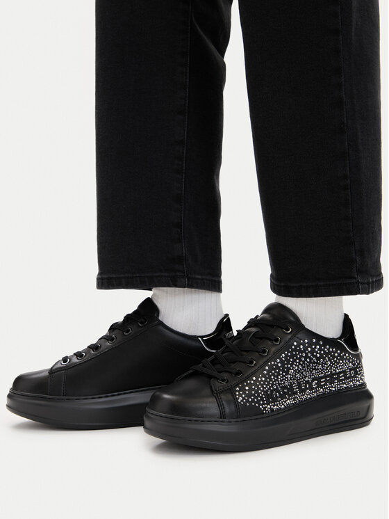 KARL LAGERFELD Sneakersy KARL LAGERFELD Kapri KL62556 Czarny
