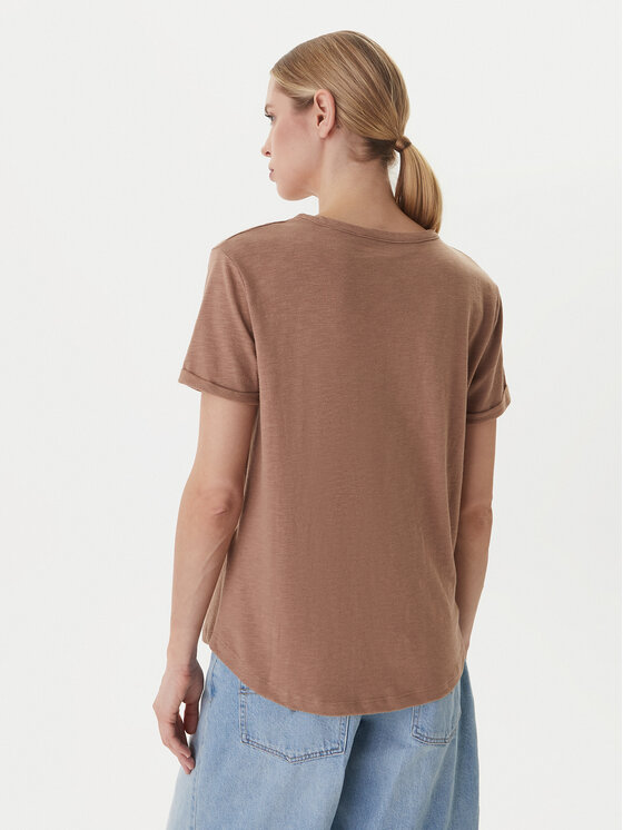 Roxy Roxy Camiseta ERJZT06024 Marrón Regular Fit