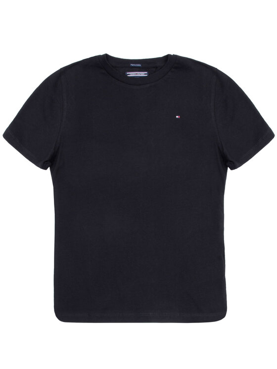 Tommy Hilfiger Tommy Hilfiger Marškinėliai KB0KB04140 D Juoda Regular Fit