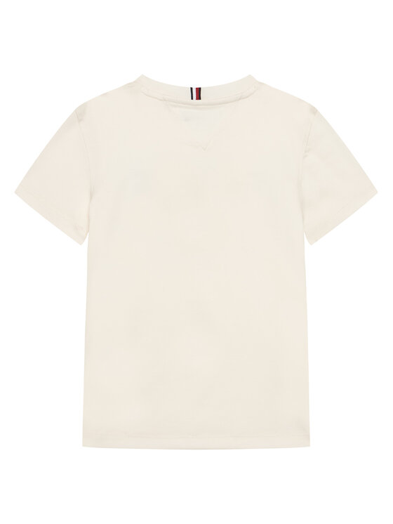 Tommy Hilfiger Tommy Hilfiger Camiseta Icons KB0KB10360 Écru Regular Fit