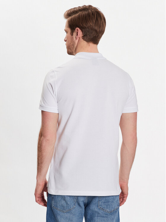 Geox Geox Pólóing Piquet M3510B-T2649 F1492 Fehér Regular Fit