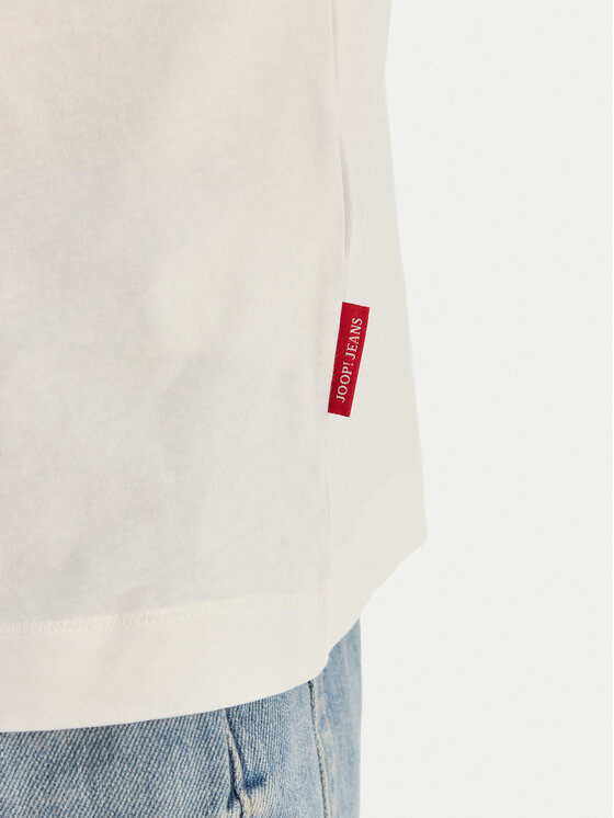 JOOP! Jeans JOOP! Jeans Camiseta JJJ-Lanakila 30101983 Écru Regular Fit