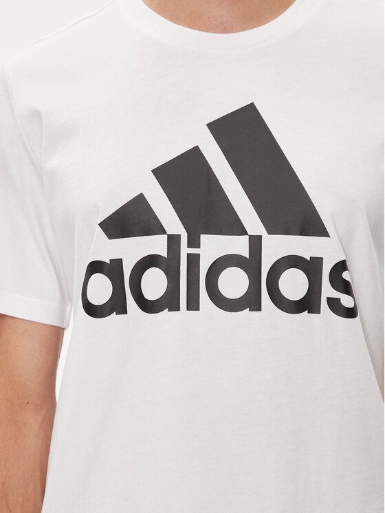 adidas adidas T-Shirt Essentials Single Jersey Big Logo T-Shirt IC9349 Λευκό Regular Fit