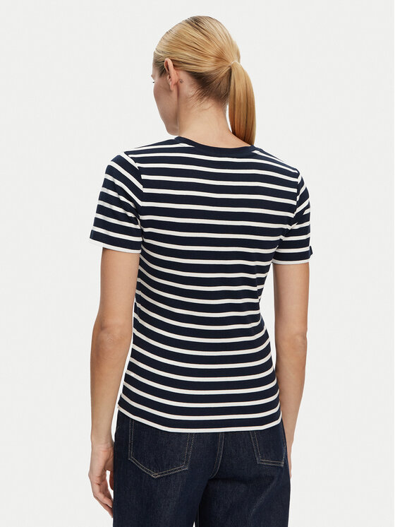 Tommy Hilfiger Tommy Hilfiger Majica New Cody WW0WW40587 Mornarsko modra Slim Fit