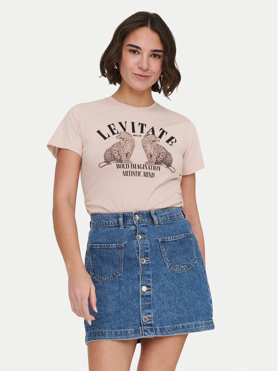 ONLY ONLY Camiseta Lucy 15346760 Rosa Regular Fit