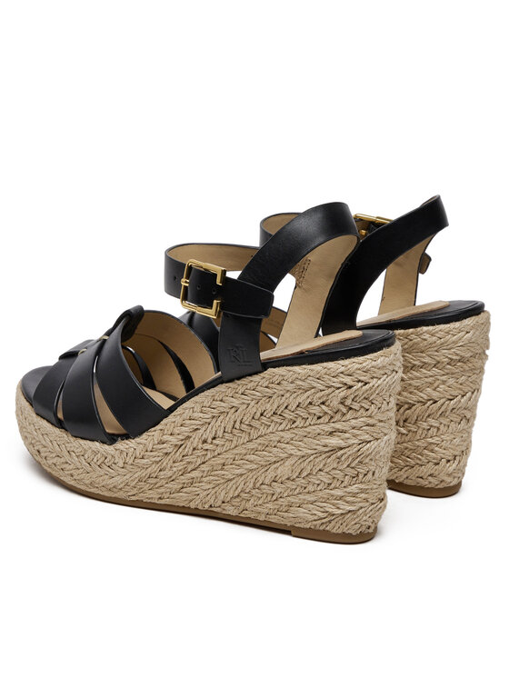 LAUREN RALPH LAUREN Espadrile LAUREN RALPH LAUREN Soffia 802953961002 Negru