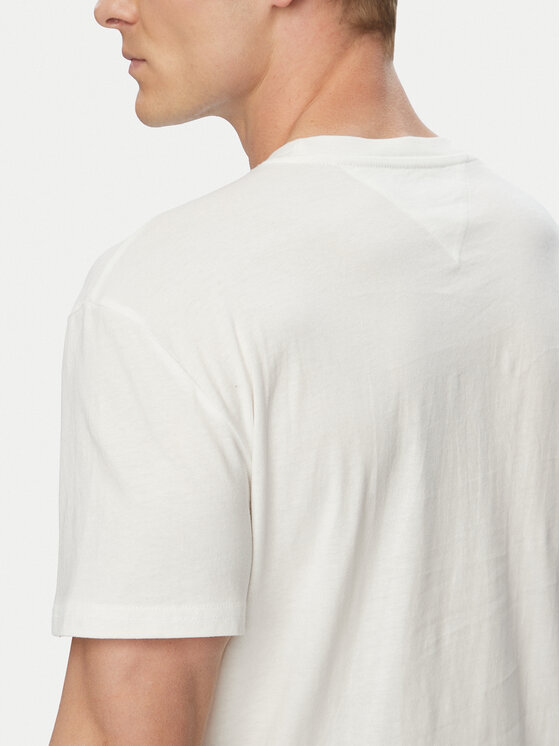 Tommy Jeans Tommy Jeans Camiseta Entry Dna DM0DM23406 Blanco Regular Fit
