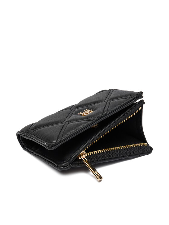 Tommy Hilfiger Novčanik Tommy Hilfiger Th Feminine Bifold AW0AW18701 Crna
