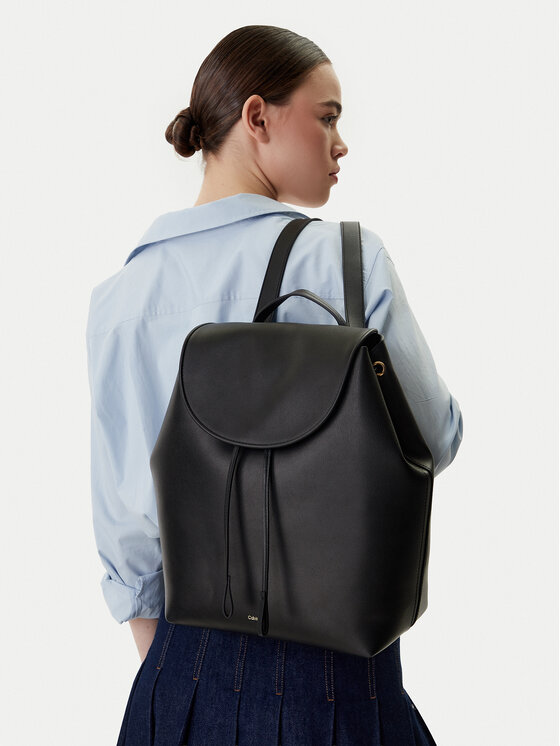Calvin Klein Σακίδιο Calvin Klein Foil Logo Large Flap Backpack LV04F3505G Μαύρο