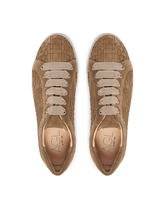 AGL Sneakersy AGL Caterina D925309PG Béžová