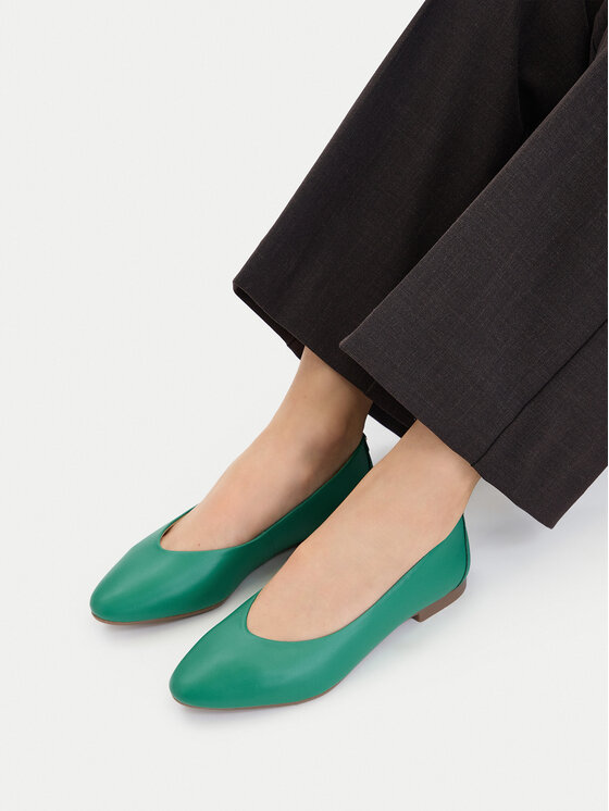 Lasocki Baleríny Lasocki CEO-RST-KAJA-66K Zelená