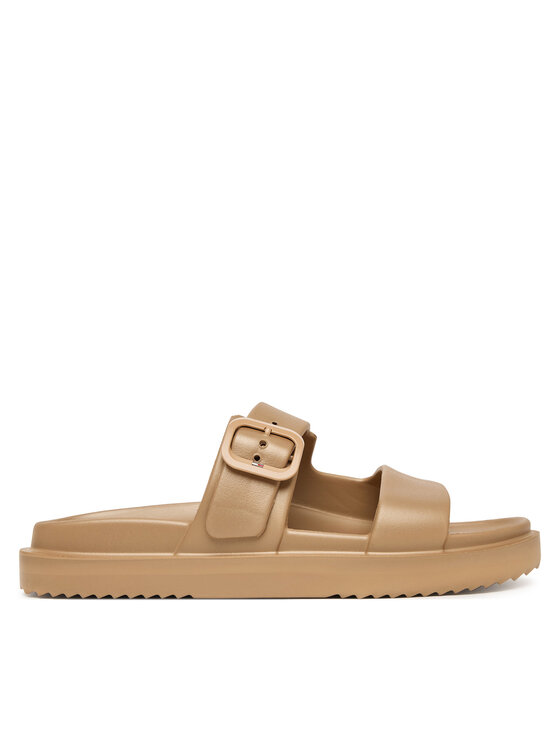 Tommy Hilfiger Natikači Tommy Hilfiger Double Strap FW0FW09114 Bež