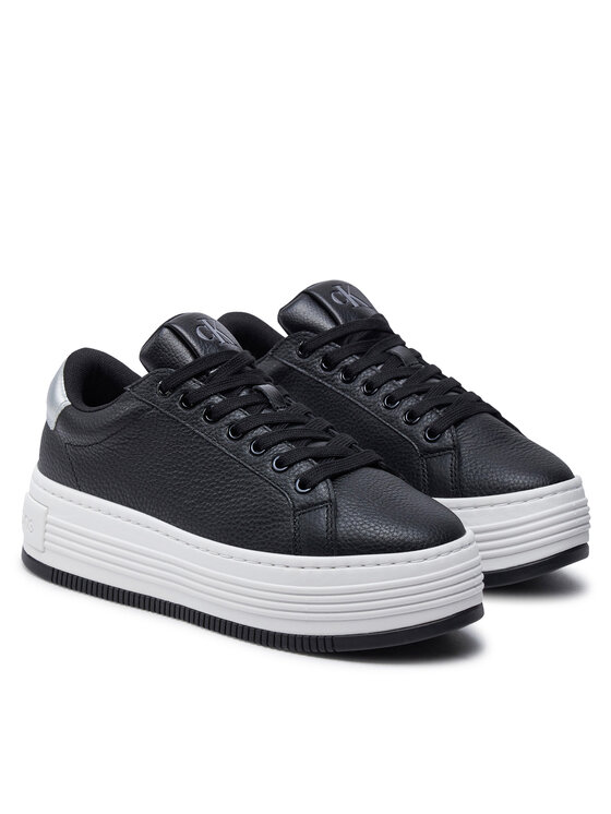Calvin Klein Jeans Zapatillas Calvin Klein Jeans Bold Flatf Low Mix Ohb YW0YW01632 Negro