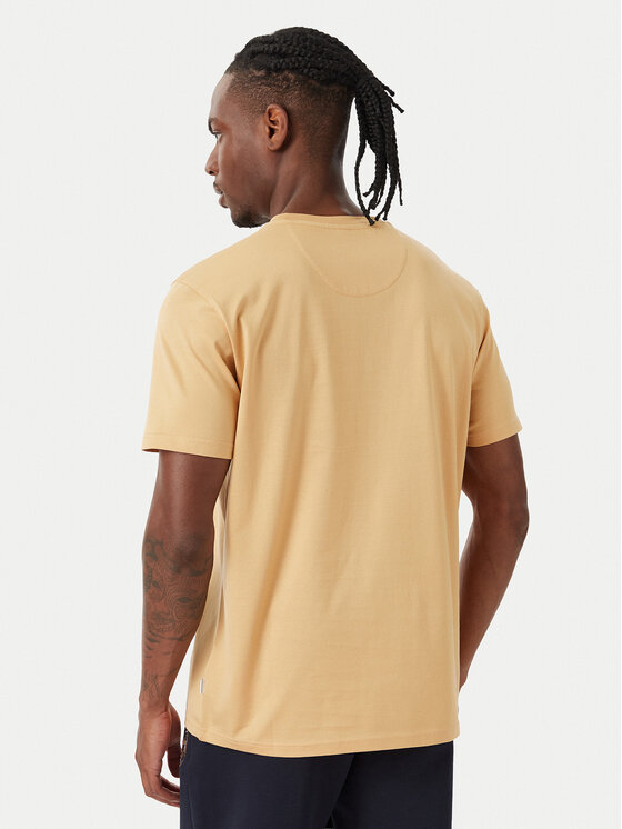 Beverly Hills Polo Club Beverly Hills Polo Club Camiseta P-FW26M-TS1536 Beis Regular Fit