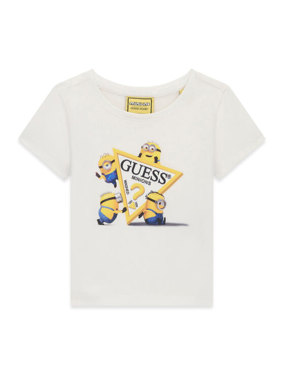 Guess Jeans Guess Jeans Camiseta K6YI28 K6650 Blanco Regular Fit