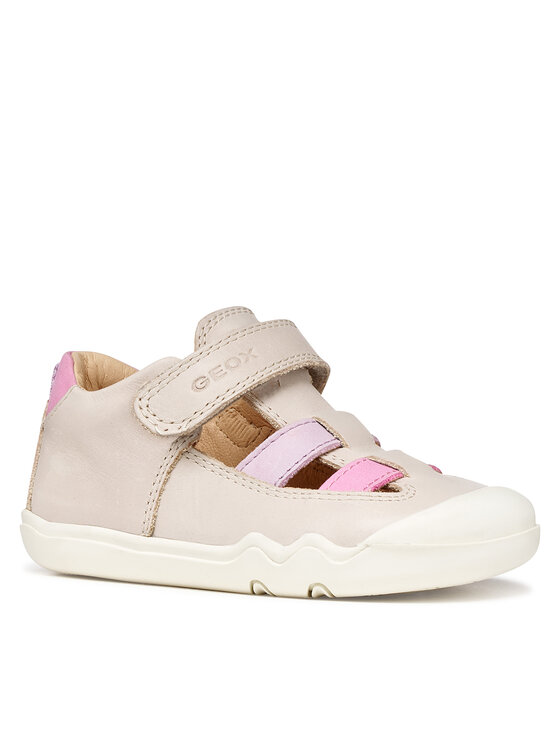 Geox Σανδάλια Geox B Steppieup Girl B5563A 000CL C0175 Εκρού