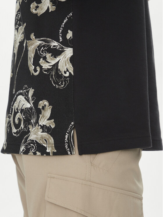 Versace Jeans Couture Versace Jeans Couture Поло 78GAG627 Чорний Regular Fit