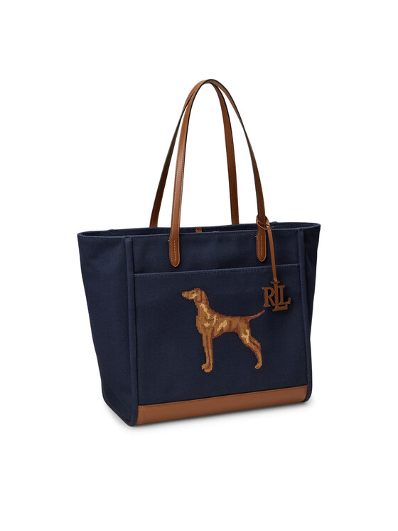LAUREN RALPH LAUREN Ročna torba LAUREN RALPH LAUREN 431P18735002 Mornarsko modra