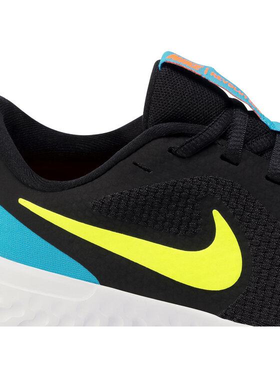 Nike Buty do biegania Nike Revolution 5 (Gs) BQ5671 076 Czarny