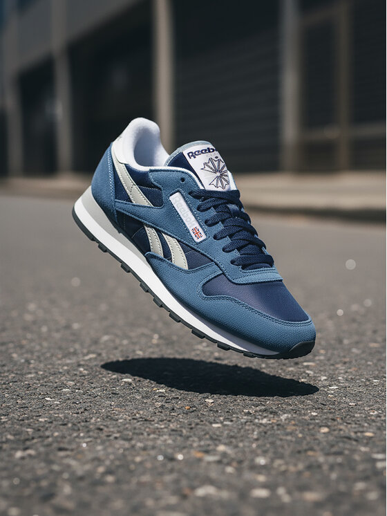 Reebok Sneakersy Reebok EO-CLASSIC LEATHER 100230514 Tmavomodrá