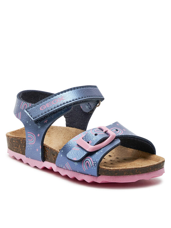 Geox Basutės Geox B Sandal Chalki Girl B922RA 000NF CF48T M Tamsiai mėlyna