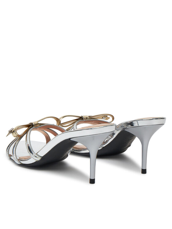 LOVE MOSCHINO Шльопанці LOVE MOSCHINO JA28036G1MJE190A Срібний