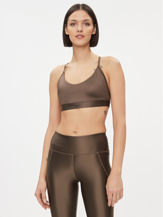 Reebok Reebok Reggiseno sportivo Holiday Lux IL4590 Verde