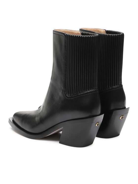 Coach Ботильйони Coach Prestyn Lth Bootie CN136 Чорний