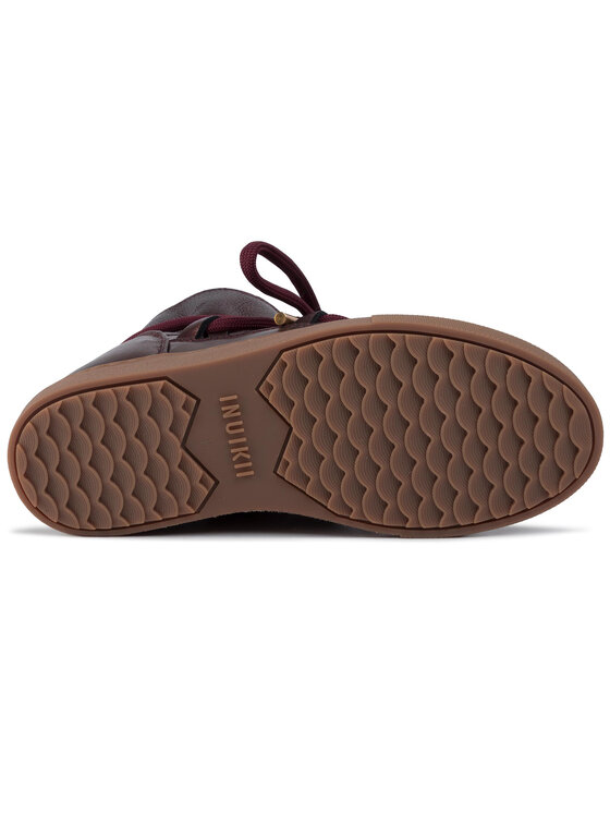 Inuikii Botas de nieve Inuikii Sneaker 70202-59 Guinda/burdeos