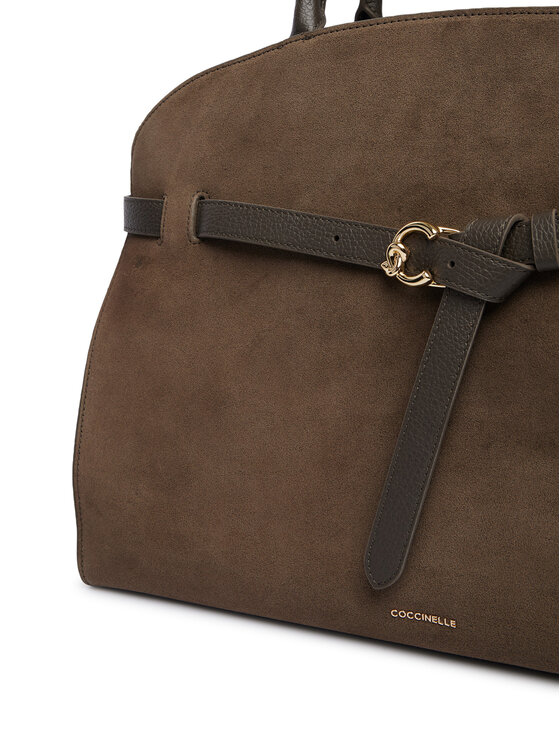 Coccinelle Torebka Coccinelle TLB Coccinellesabine Suede Bi E1 TLB 18 01 01 Khaki