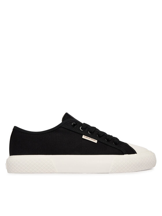 Calvin Klein Modne superge Calvin Klein Vulc Low Lace Up Canvas HW0HW02975 Črna