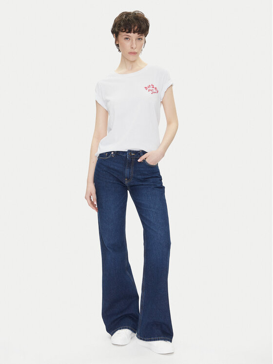 Pepe Jeans Pepe Jeans Футболка Rosey PL506070 Білий Regular Fit