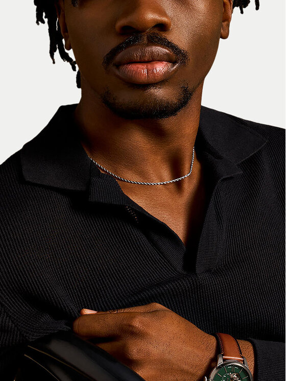 Fossil Náhrdelník Fossil JF04821040 Strieborná