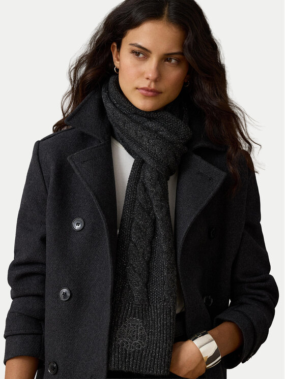 LAUREN RALPH LAUREN Šál LAUREN RALPH LAUREN 454P23550002 Tmavě šedá