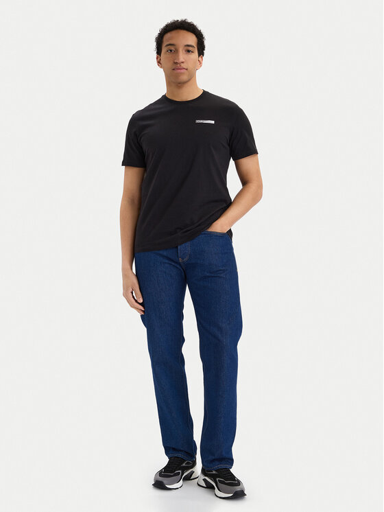 Calvin Klein Calvin Klein Camiseta SS 30s EU LV04LG810G Negro Slim Fit