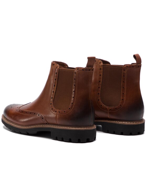 Clarks Челсі Clarks Batcombe Top 261281457 Коричневий