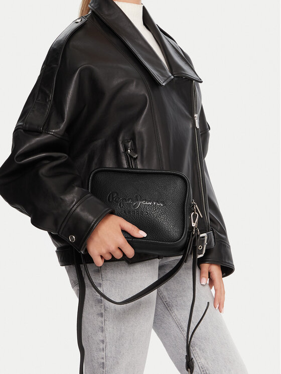 Pepe Jeans Torbica Pepe Jeans Bassy Code PL0300004 Crna