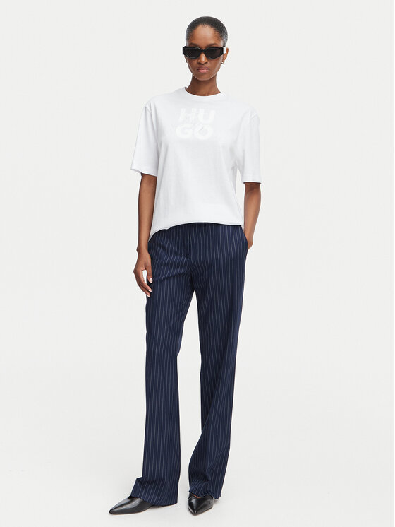 HUGO HUGO Camiseta Dashire_5 50566678 Blanco Relaxed Fit