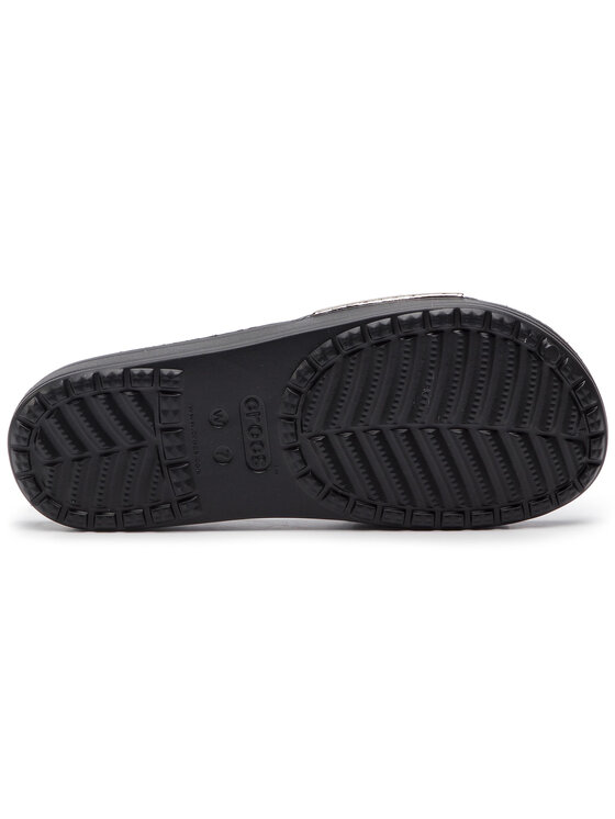 Crocs Şlapi Crocs Sloane Metaltext Slide W 205737 Argintiu