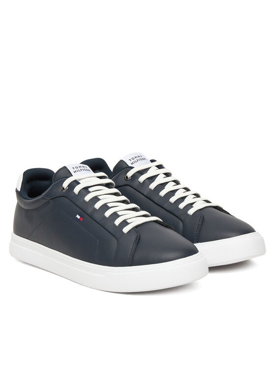 Tommy Hilfiger Laisvalaikio batai Tommy Hilfiger Icon Court Light Ess FM0FM05678 Tamsiai mėlyna