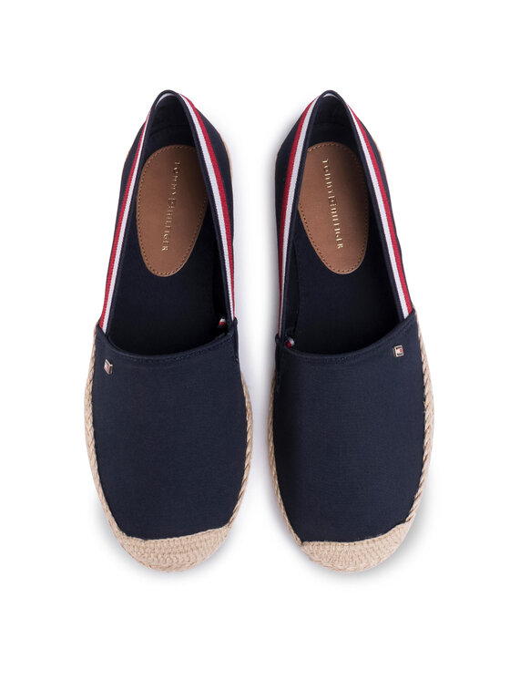Tommy Hilfiger Еспадрили Tommy Hilfiger Basic Tommy Corporate Espadrille FW0FW04738 Тъмносин
