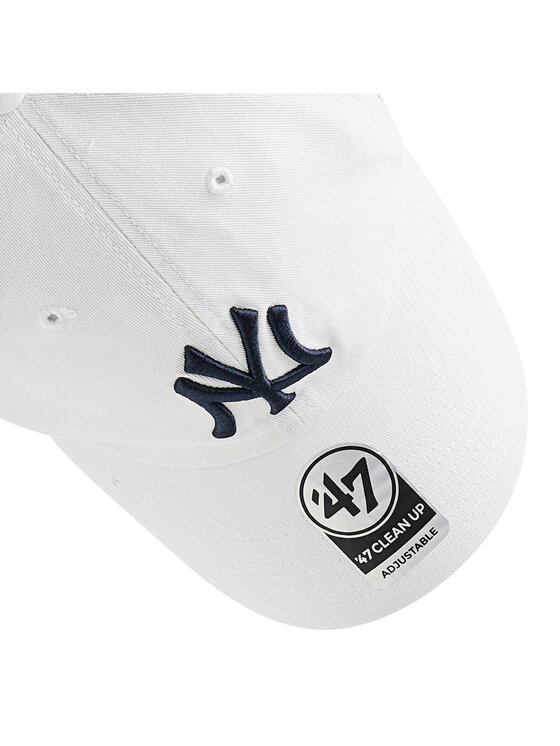 47 Brand Kšiltovka 47 Brand New York Yankees 47 Clean Up B-RGW17GWS-WHA Bílá