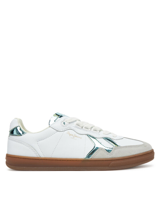 Pepe Jeans Sneakersy Pepe Jeans Ball Rise W PLS00037 Biały