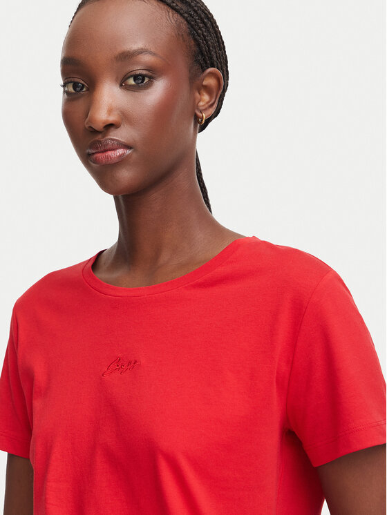 BOSS BOSS Camiseta C_Elove 50554696 Rojo Slim Fit