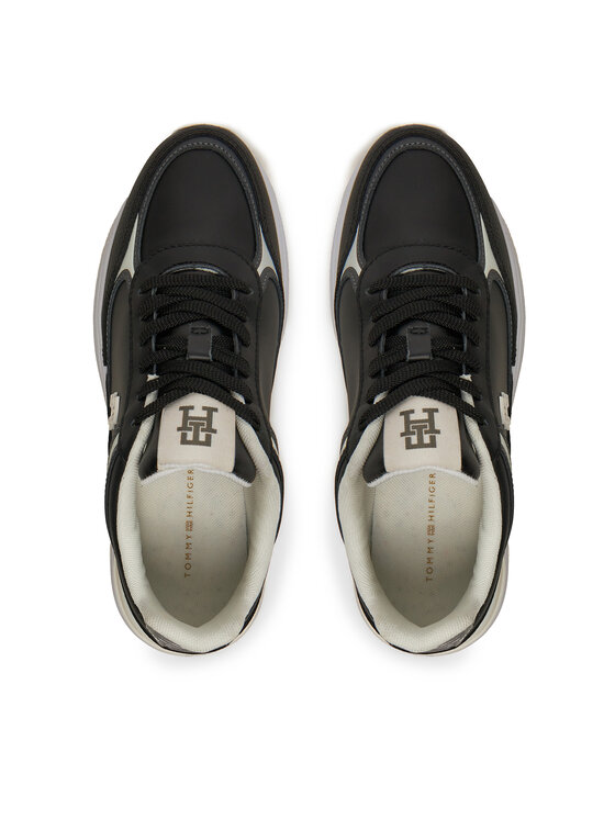 Tommy Hilfiger Sneakersy Tommy Hilfiger Casual Fashion Runner FW0FW08325 Čierna