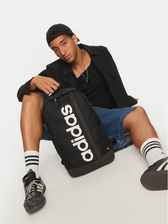 adidas Mugursoma adidas Essentials Linear Backpack HT4746 Melns